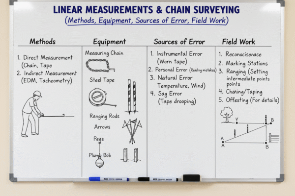 Linear Measurements & Chain Surveying