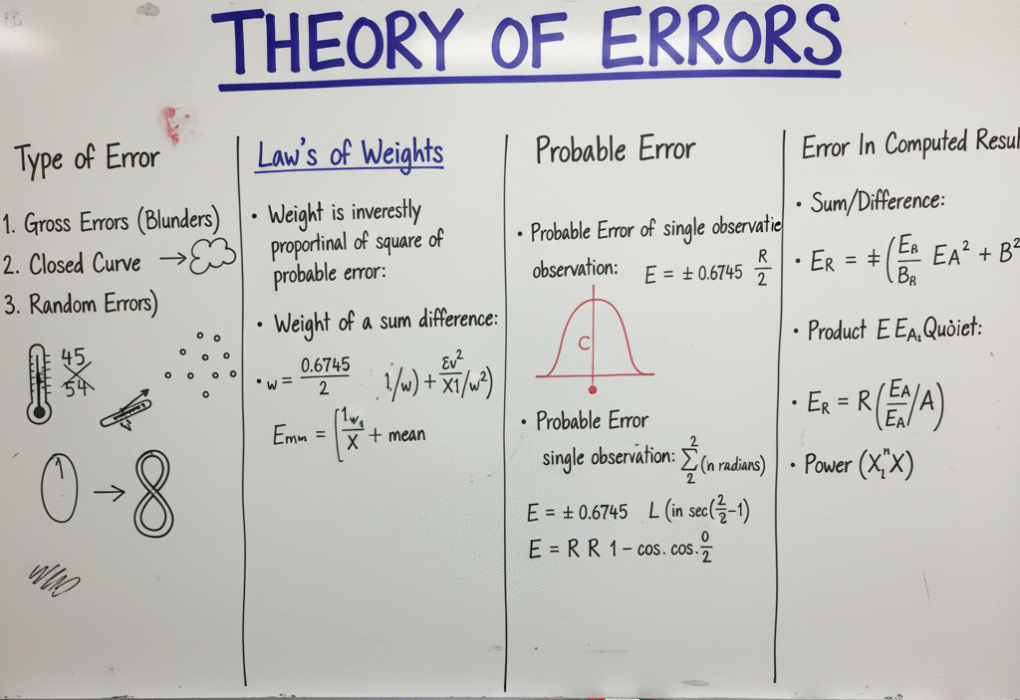 Theory of Errors