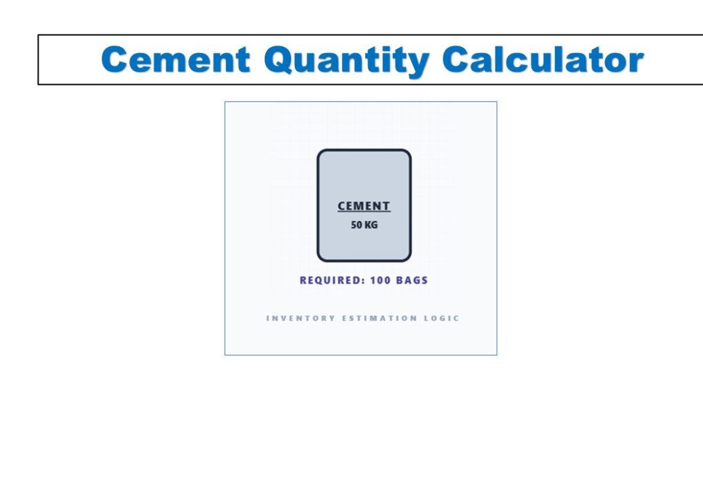 Cement Quantity Calculator
