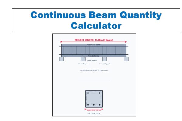 Continuous Beam Quantity Calculator