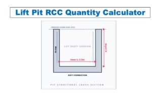 Lift Pit RCC Quantity Calculator