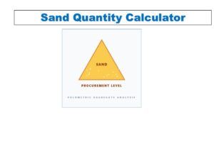 Sand Quantity Calculator