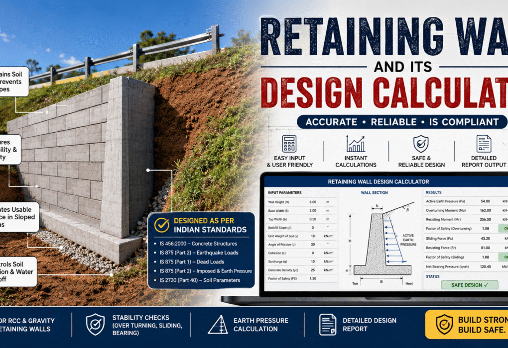 Retaining wall Design